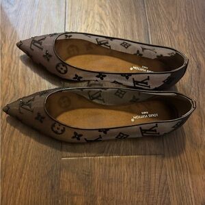 Louis Vuitton Gala Brown Flats